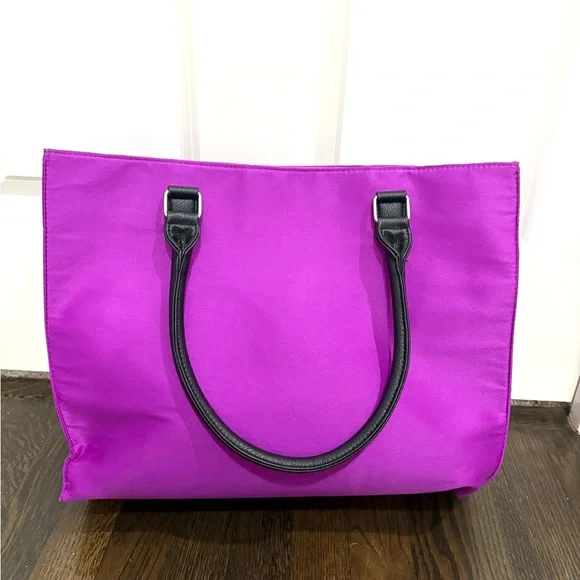 Metallic Purple Tote Bag - Picture 2 of 3